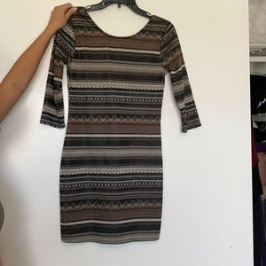 3/4 lengths sleeve dress